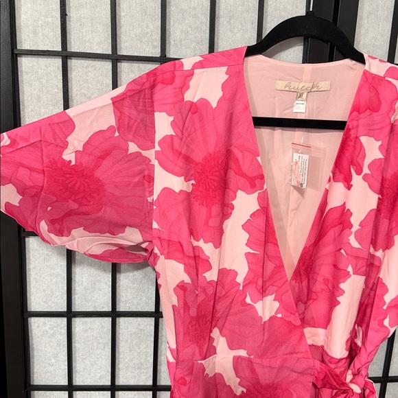 Hutch Flutter Sleeve Maxi Wrap Dress – Size XL – Pink Floral – NWT - Picture 5 of 8